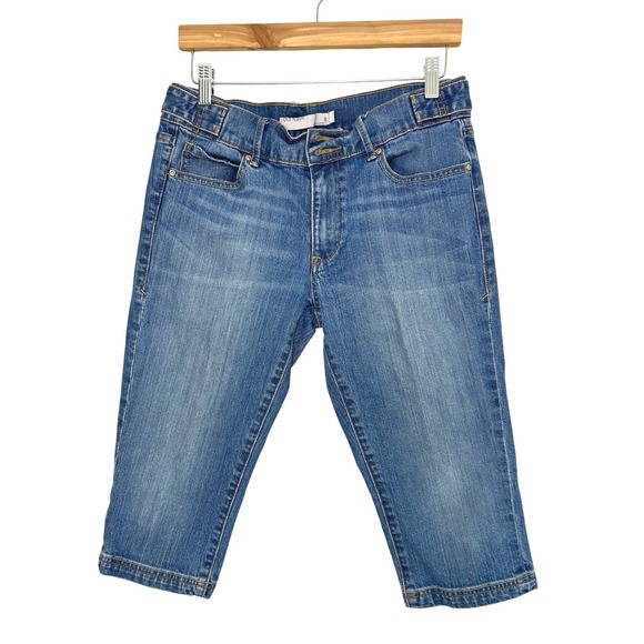 Old Navy Denim - Y2K Old Navy Capri Jeans Women 8 Blue Classic Rise Cropped Denim Casual Summer